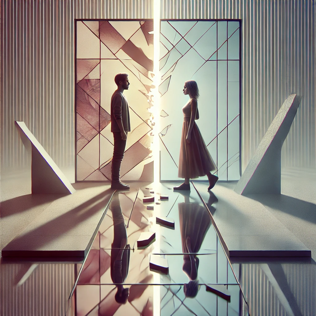 Imagen que refleja el significado de Somebody That I Used to Know de Gotye