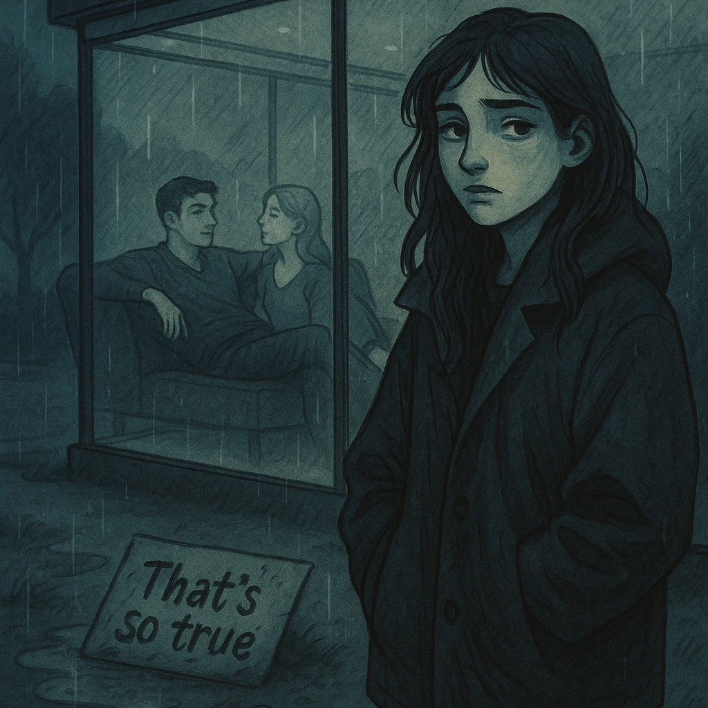 Imagen que refleja el significado de That's So True de Gracie Abrams